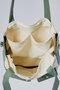 Zoozie Bags Bolsa Tote de Lona Verde